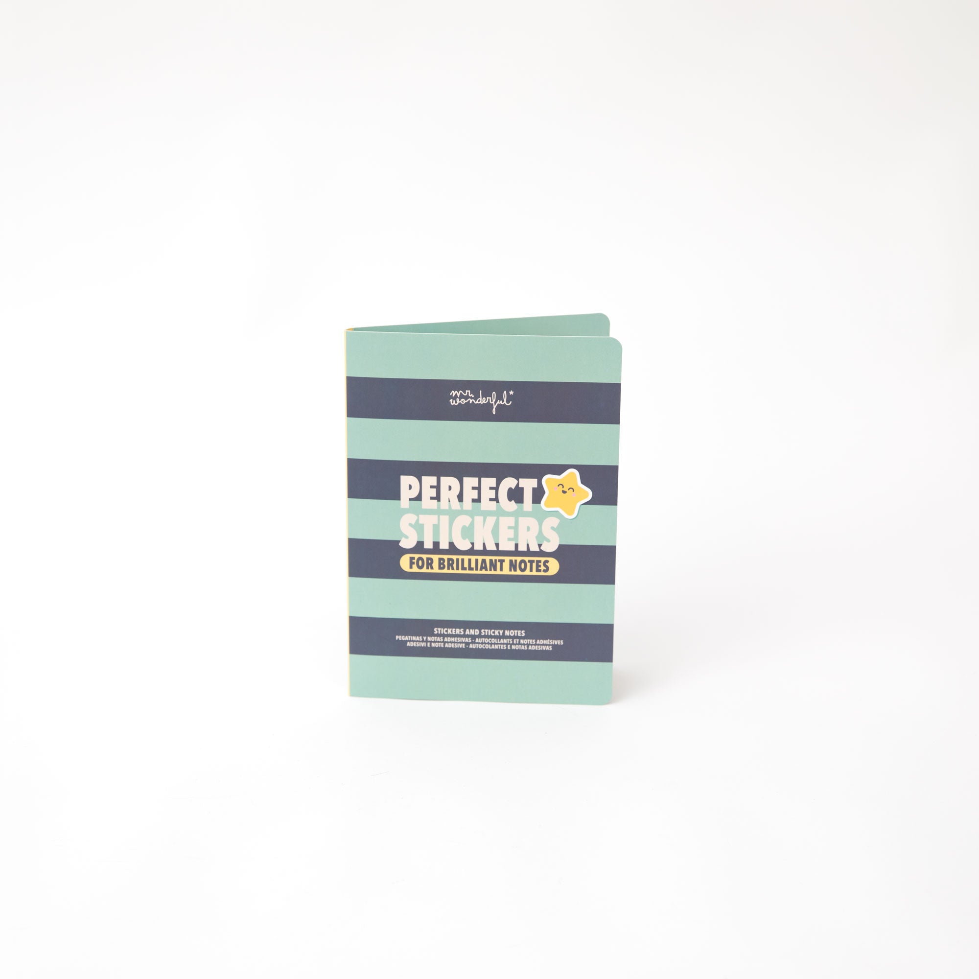Carnet avec des autocollants super cool et des notes autocollantes – Des autocollants parfaits pour des notes brillantes