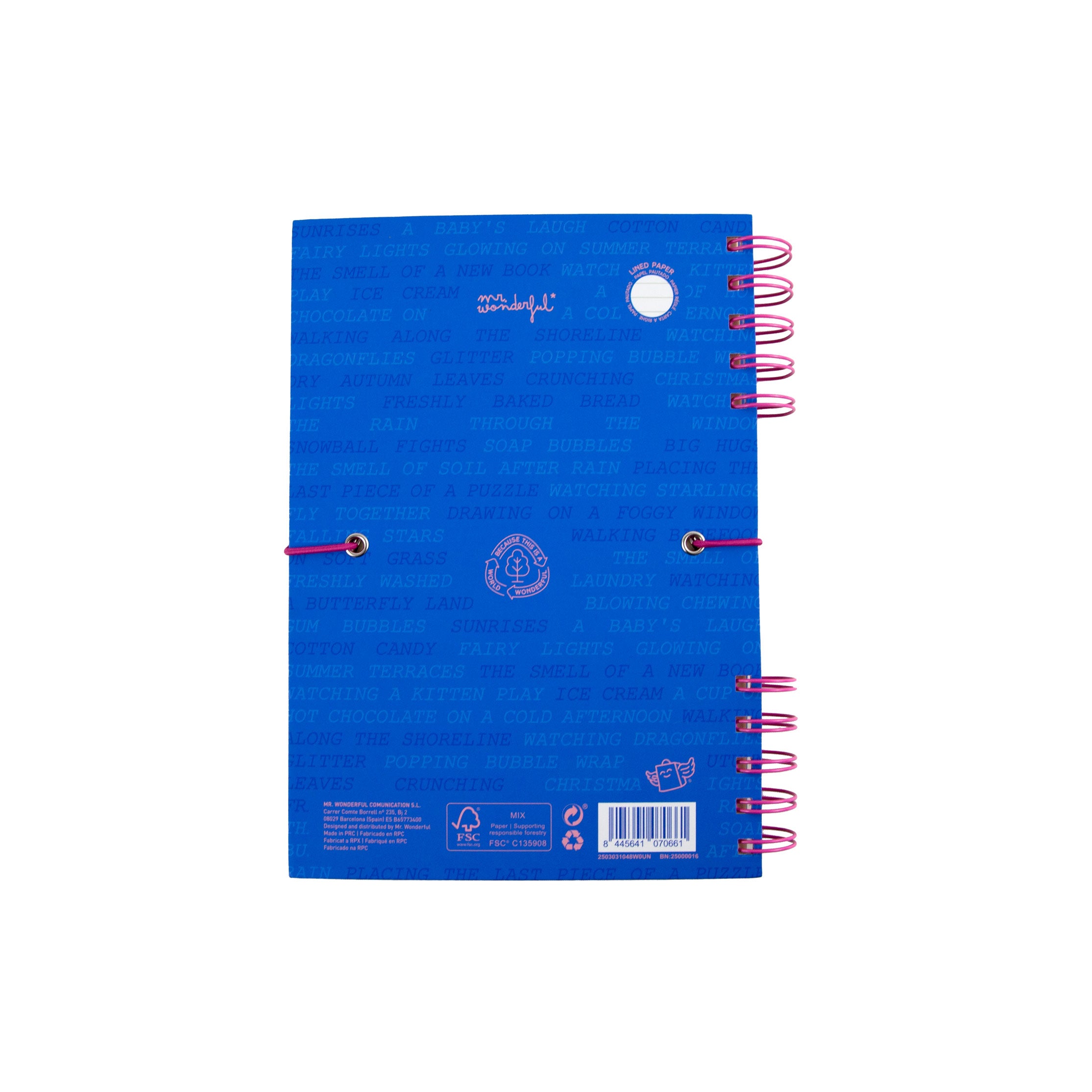 Libreta A5 con divisiones - What makes me happy