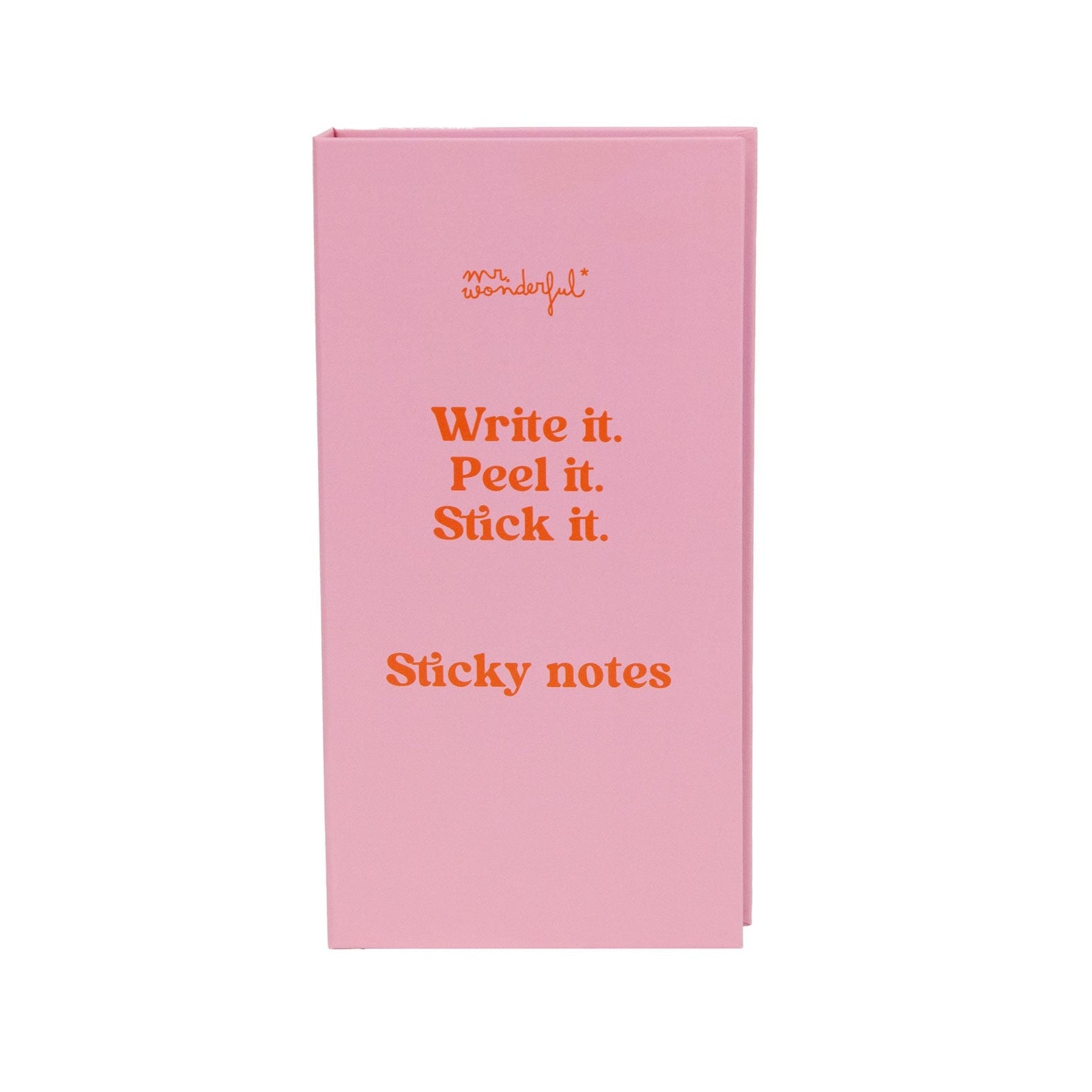 Set de notas adhesivas- Write it. Peel it. Stick it.