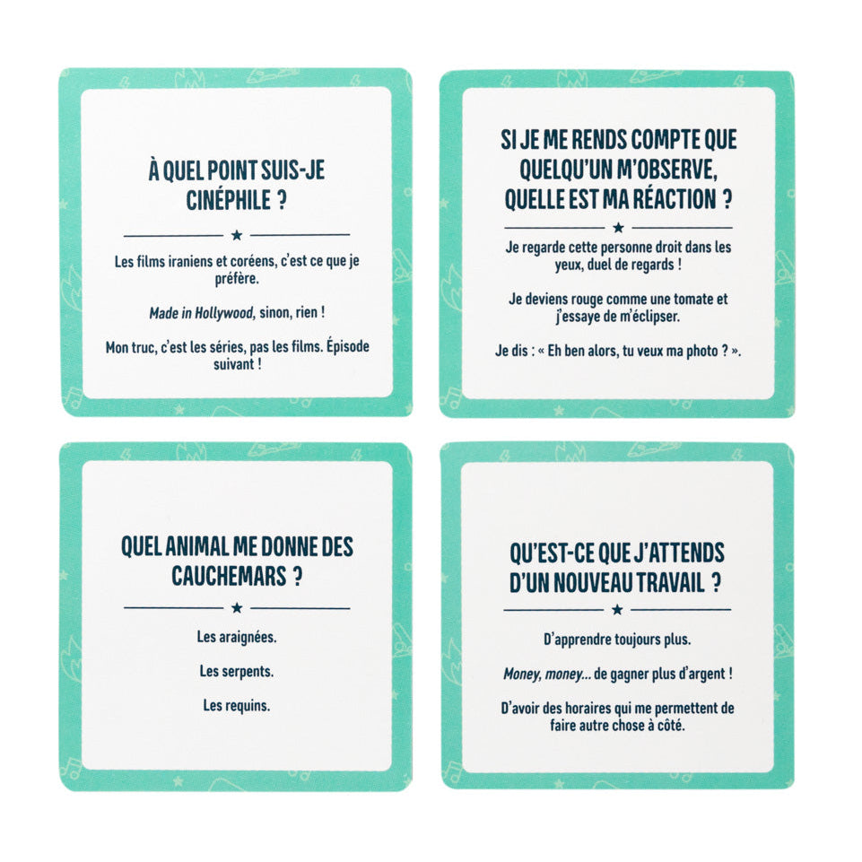 Jeu de cartes - Qu'est-ce que je choisirais... ?