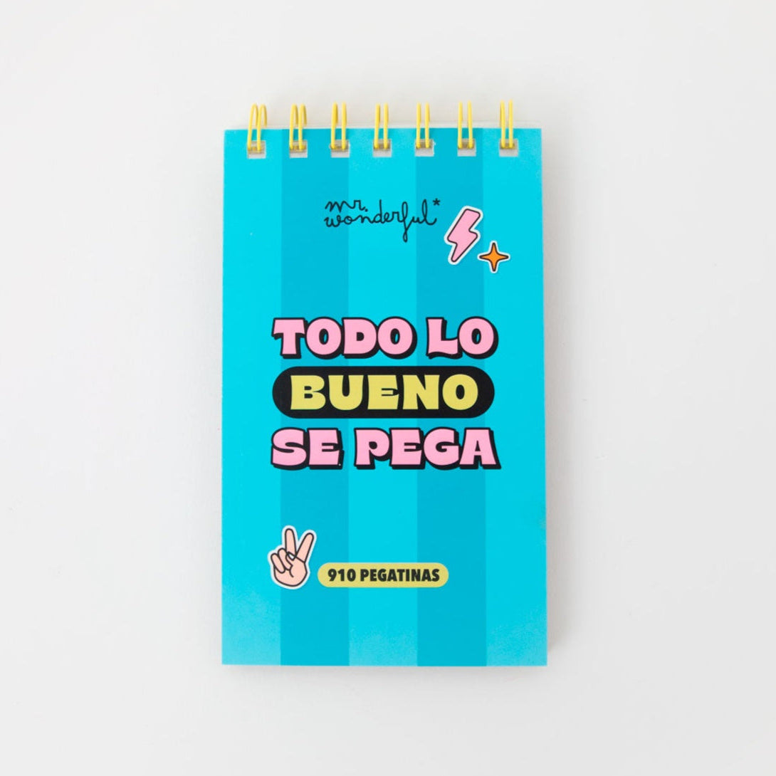 Pegatinas transparentes Mr. Wonderful - Todo lo bueno se pega