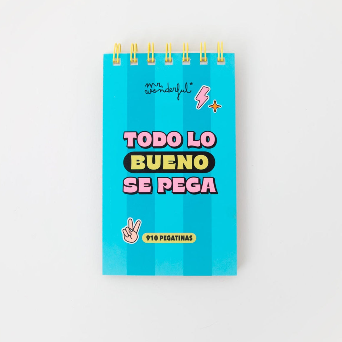 Libreta pegatinas Mr Wonderful
