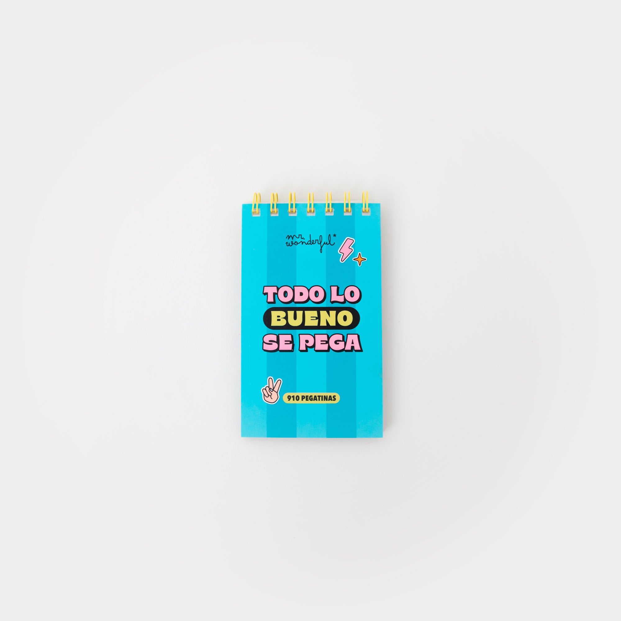 Bloc de pegatinas transparentes - Todo lo bueno se pega