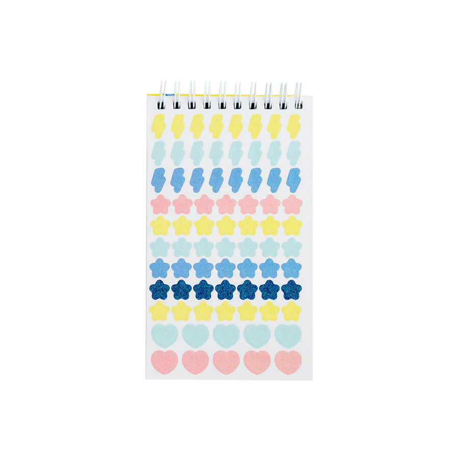 Block notes spirale con 1000 adesivi per appunti