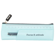 Set de escritura azul adulto Mr. Wonderful con mensaje - Focus & attitude