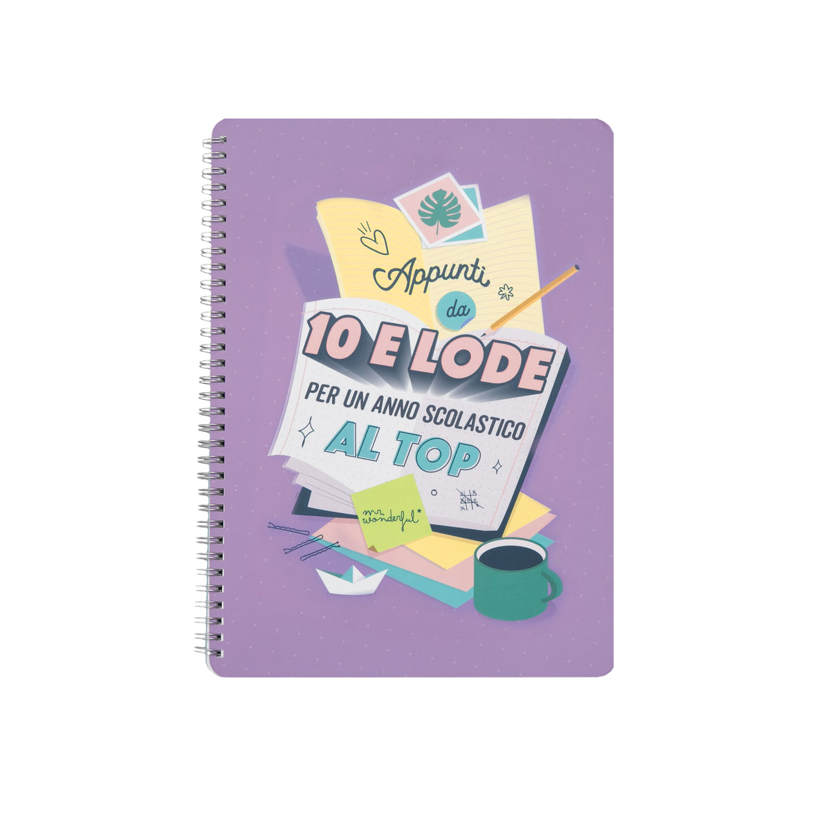 Quaderno A4 - Appunti da 10 e lode per un anno scolastico al top