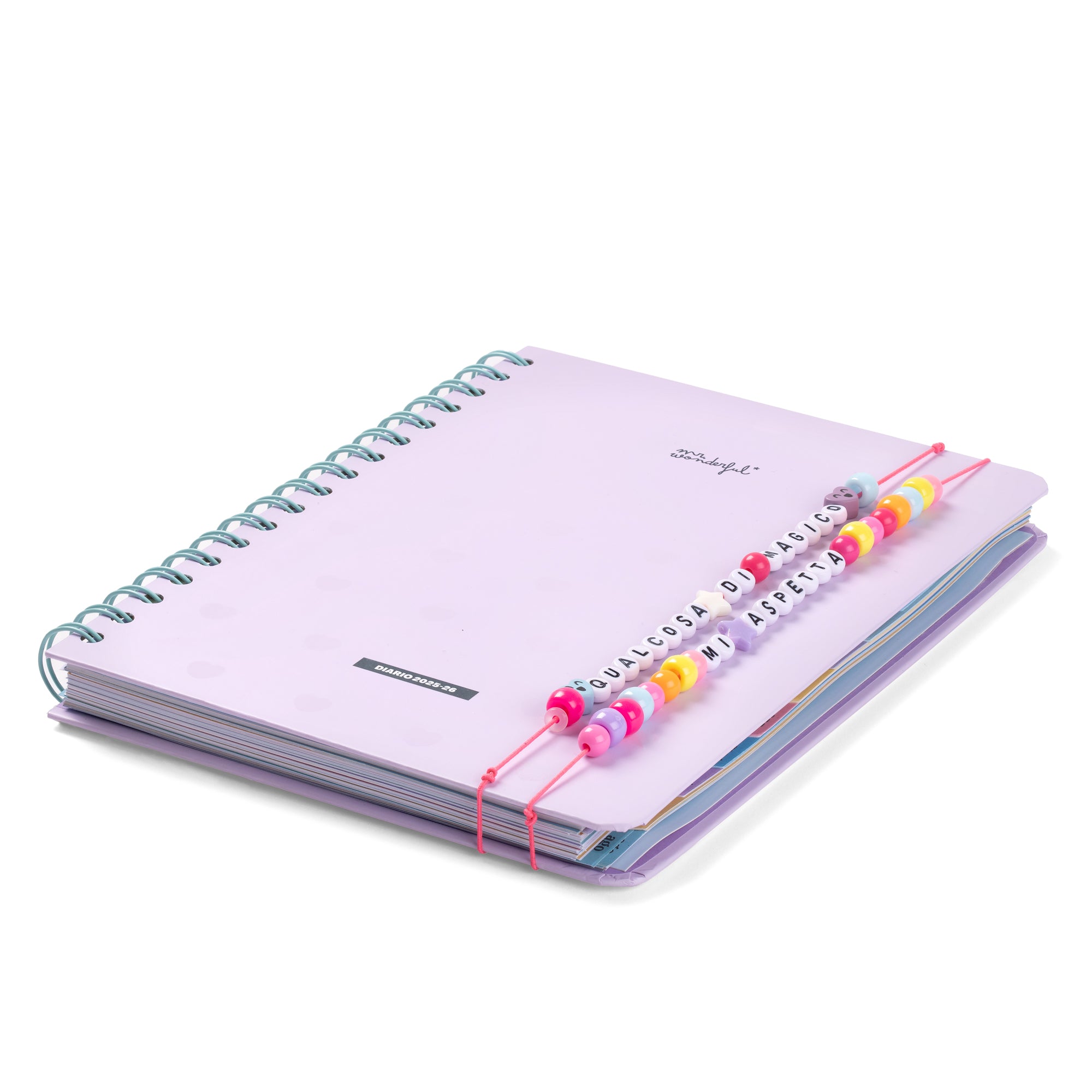 Diario scolastico Wonder 2025-26 Settimanale - Qualcosa di magico mi aspetta