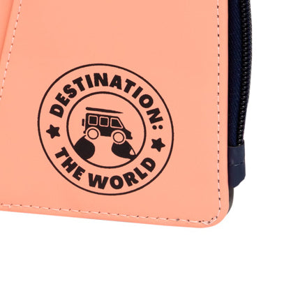 Passport holder grey - Destination: the world.