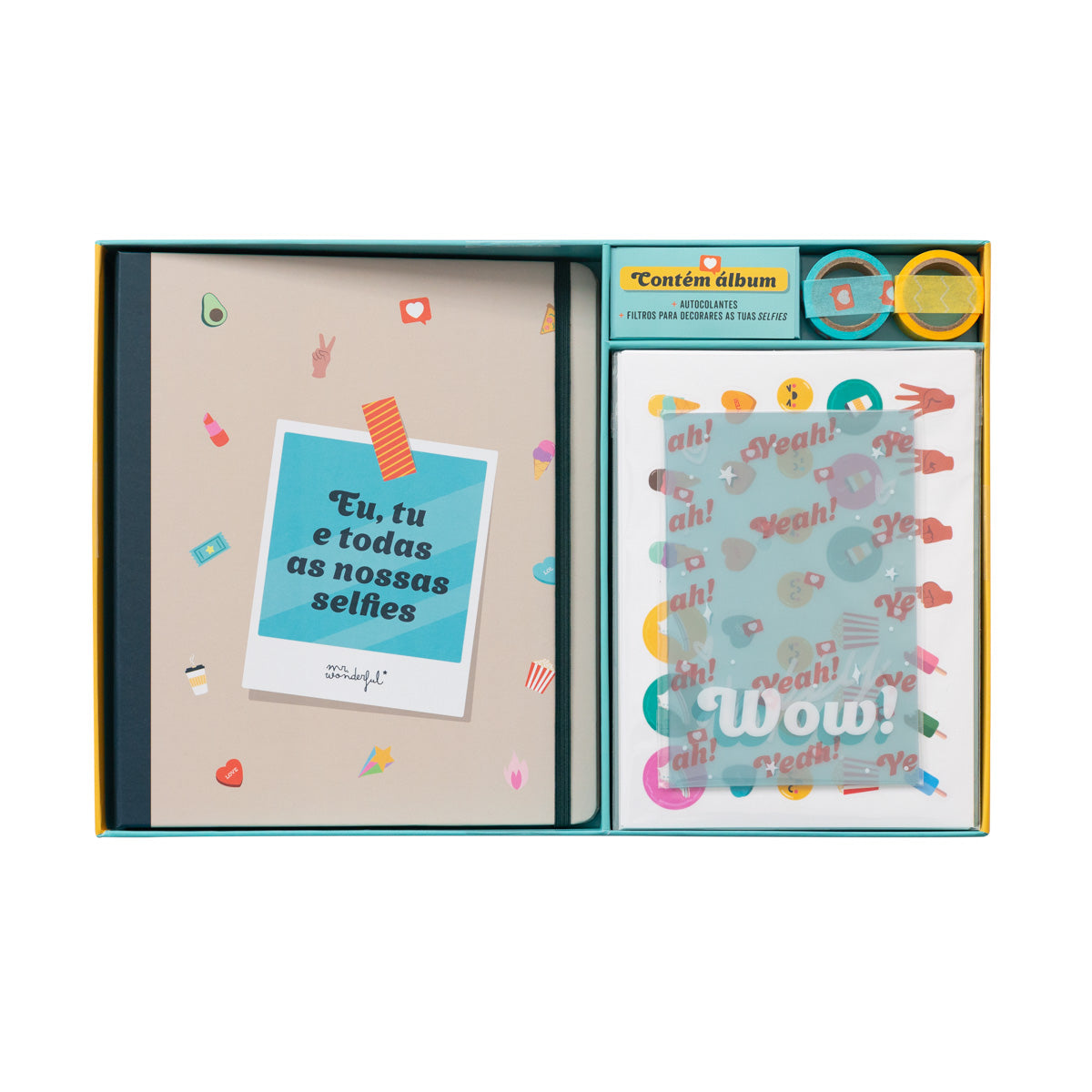 Kit para fazer um álbum de fotos de selfies - Um não