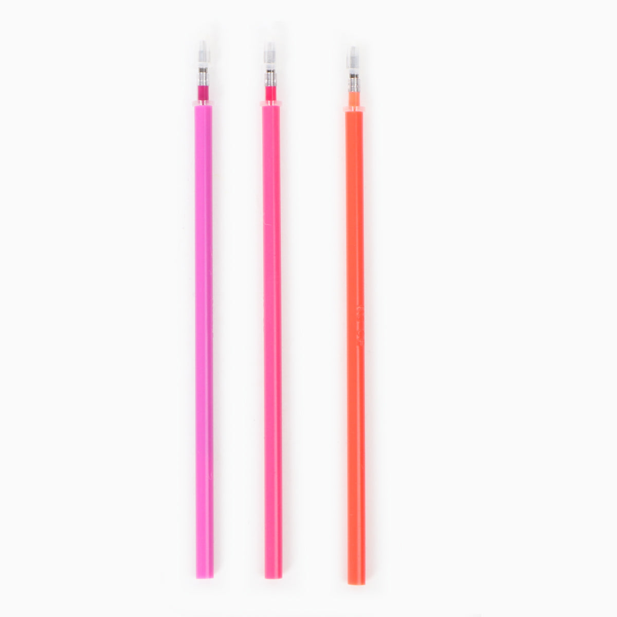 Pack de 3 recargas de tinta apagável para Bo-Bo - Laranja, rosa e lilás