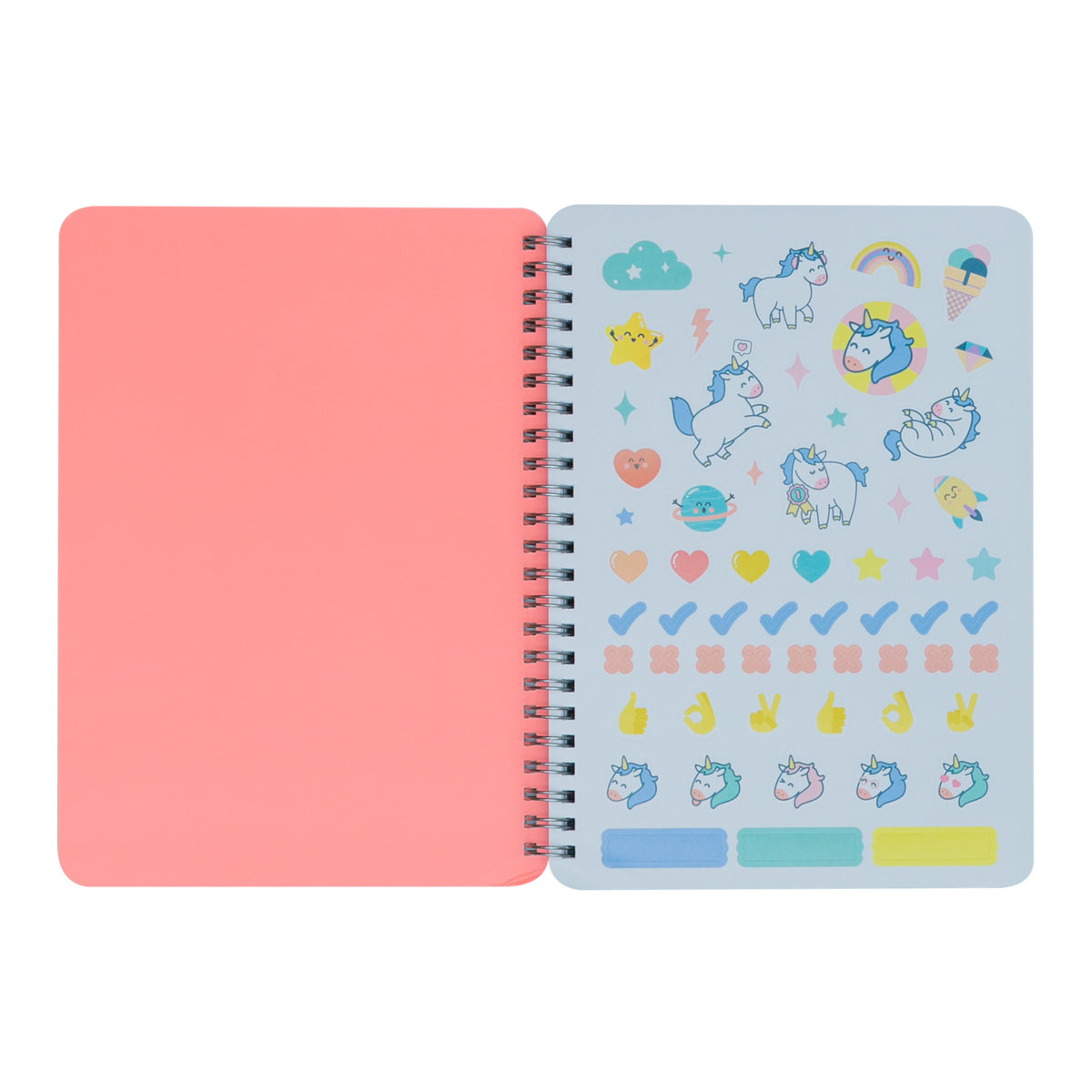 Caderno A5 Unicórnio menta - Você é fantástica 