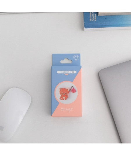 32GB pen drive – Red panda