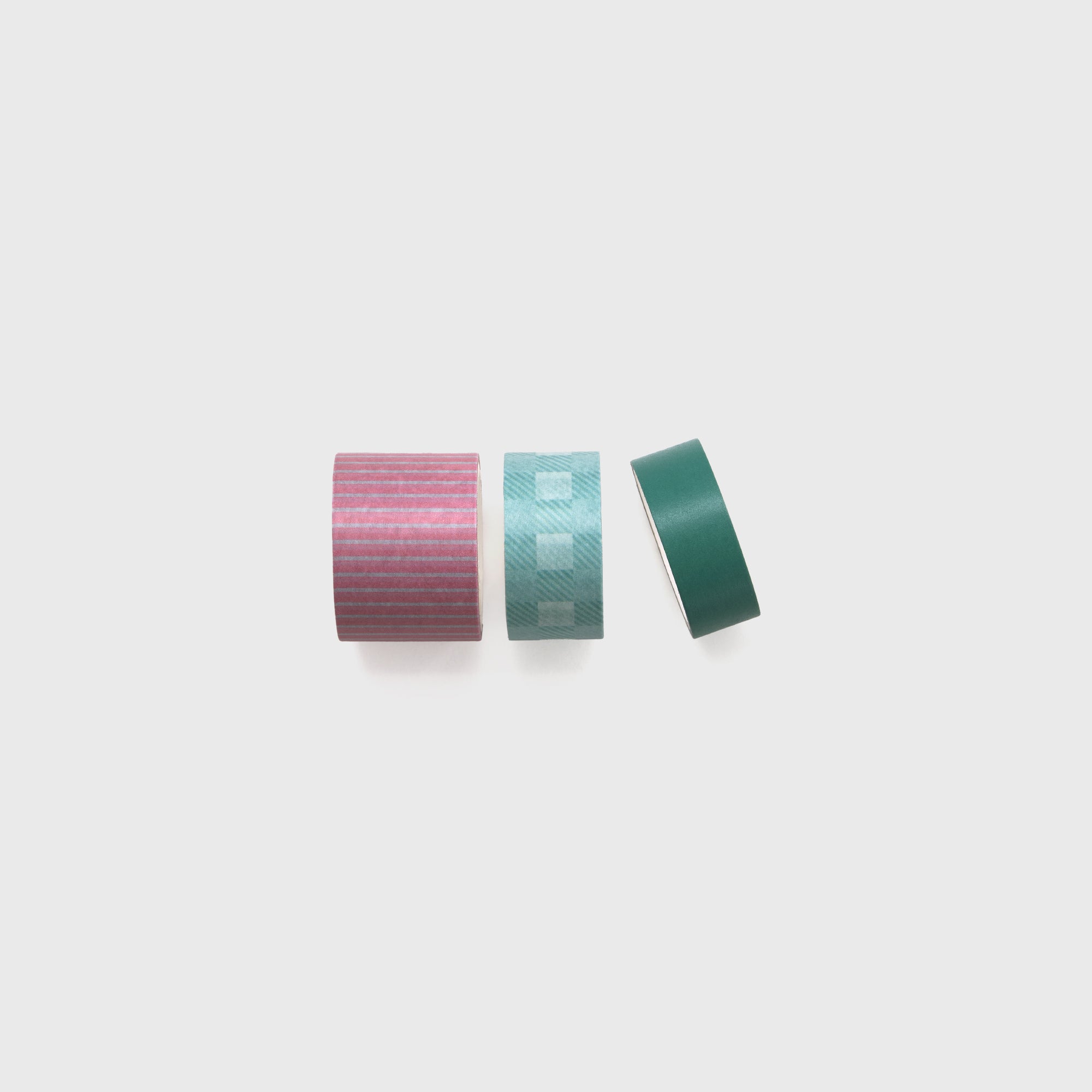 Set of 3 washi tapes to decorate your happiness - Green