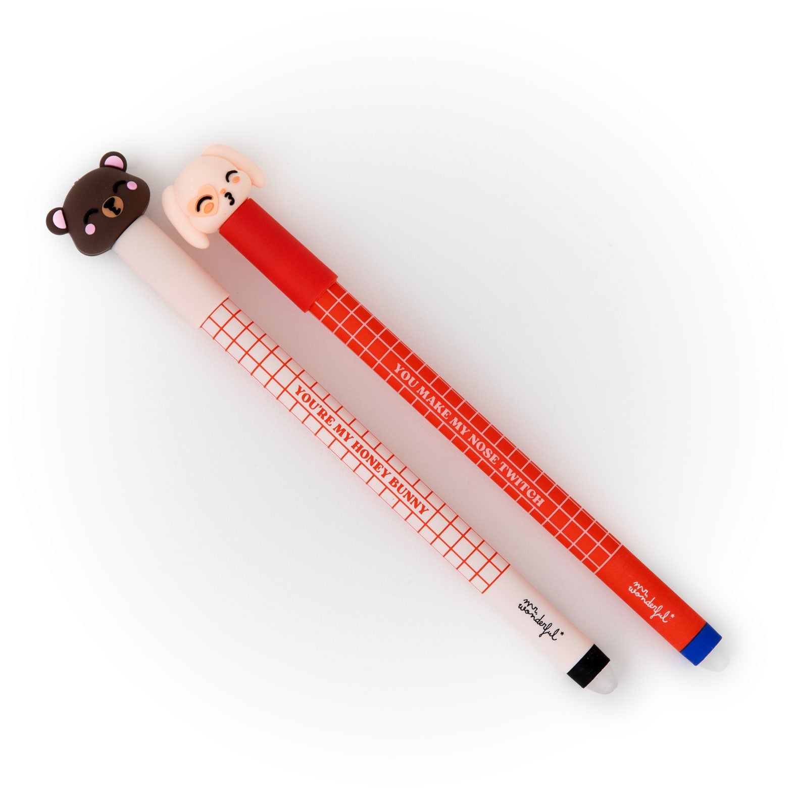 Set de 2 bolis borrables Bo-Bo para parejas | Mr.Wonderful