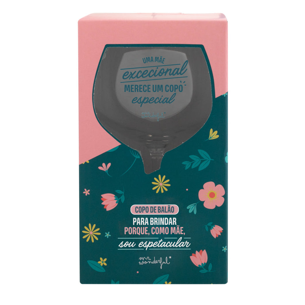 Copo de balão - Uma mãe excecional merece um copo especial