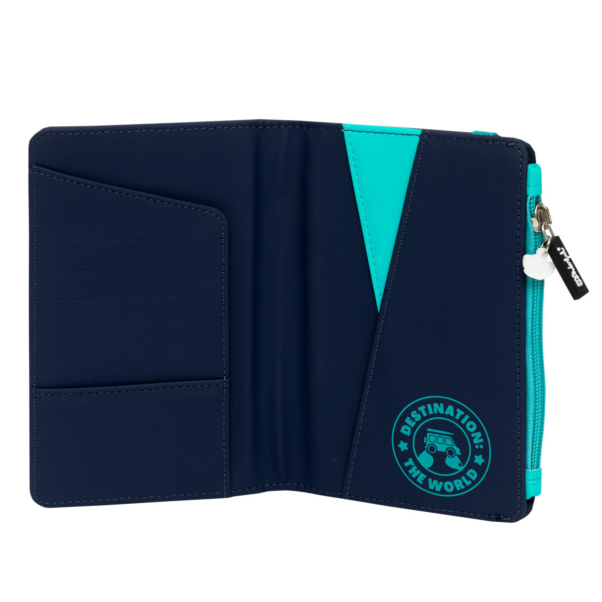 Passport holder blue - Destination: the world.