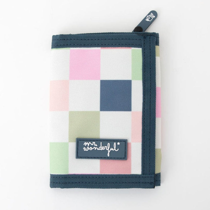 Monedero infantil - Estampado a cuadros