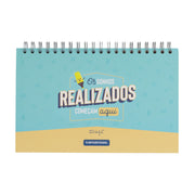Organizador semanal - Os sonhos realizados começam aquí