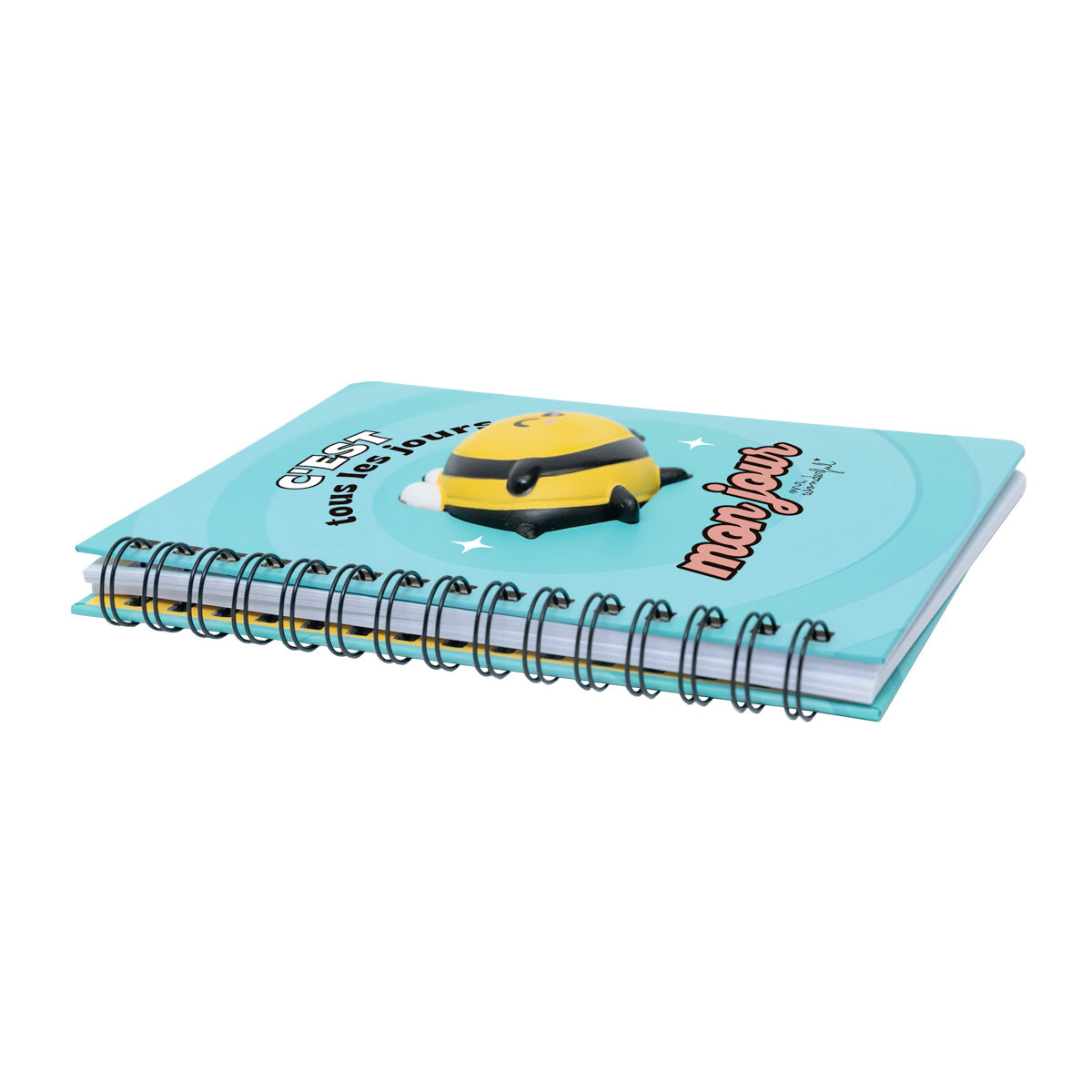 Cahier A5 avec squishy Abeille - C'est tous les jours mon jour