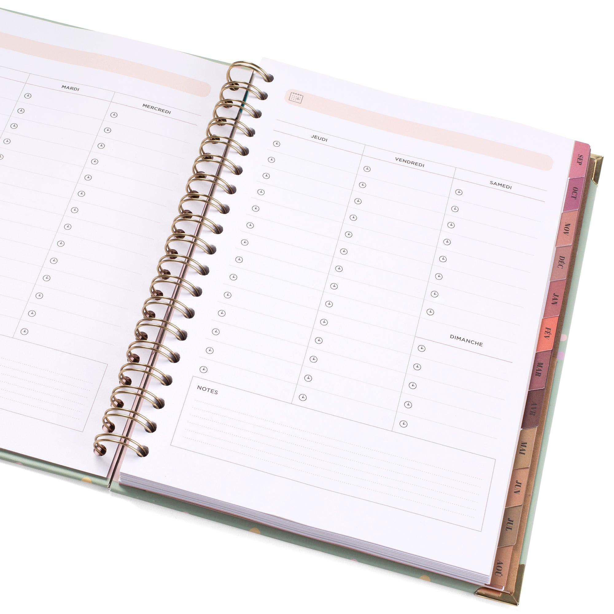 Agenda Office 2025-26 Semainier Grand format - Je vais me laisser surprendre