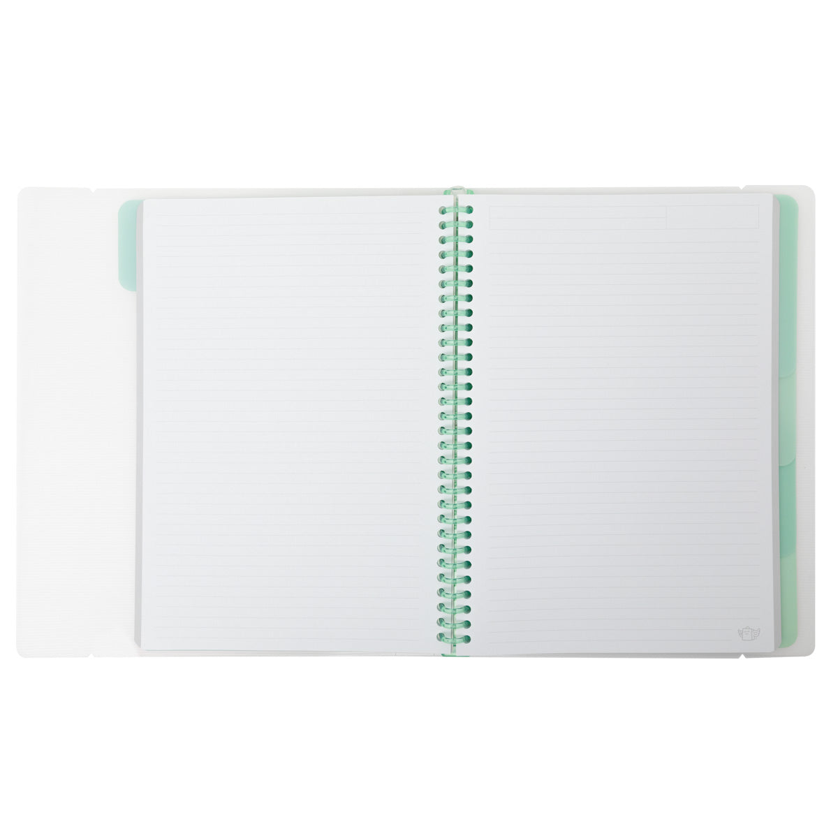 Clear A4 notebook - Life is beautiful, cheerful, colourful, wonderful