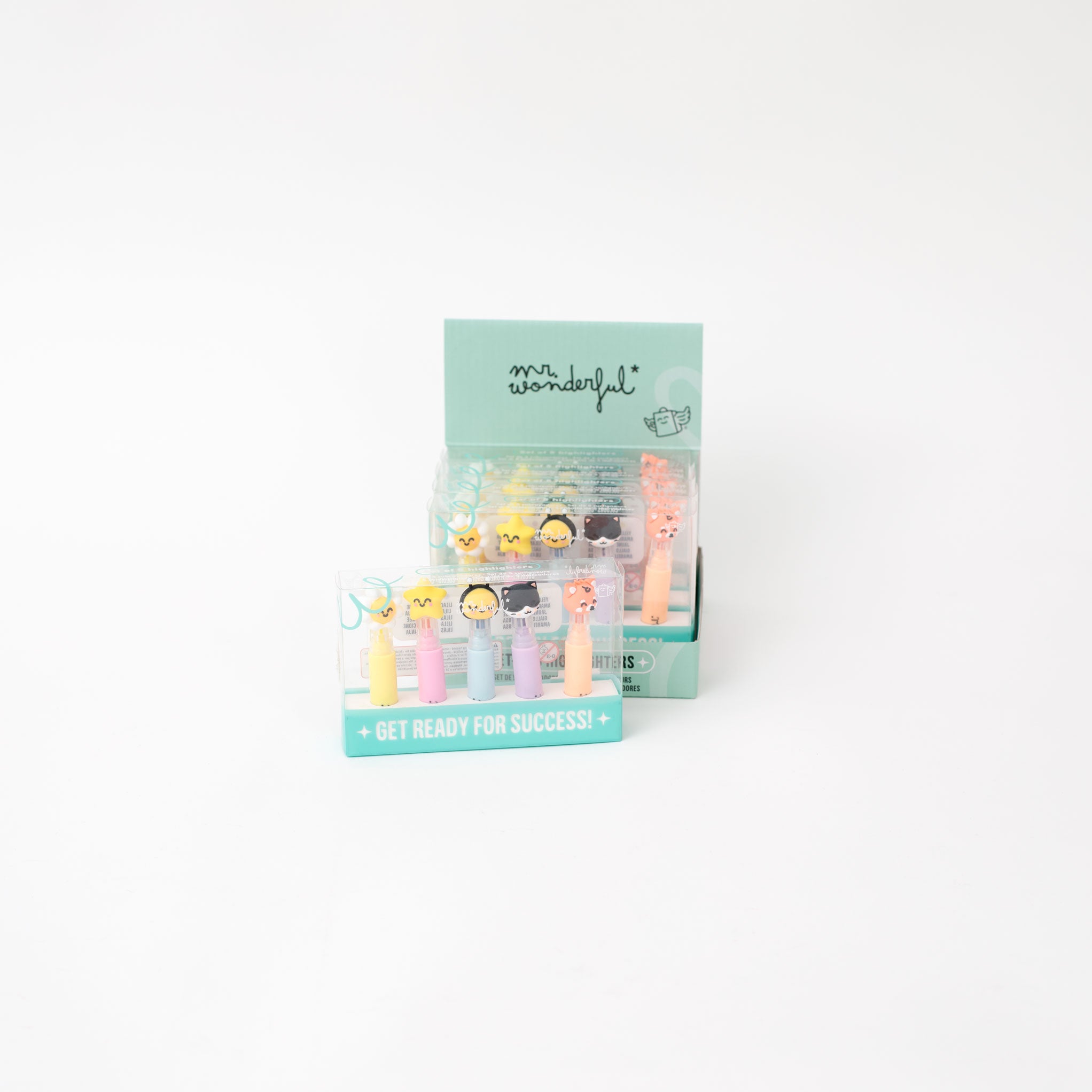 Set de 5 subrayadores pastel – Colores suaves, ideas brillantes - Live in colour