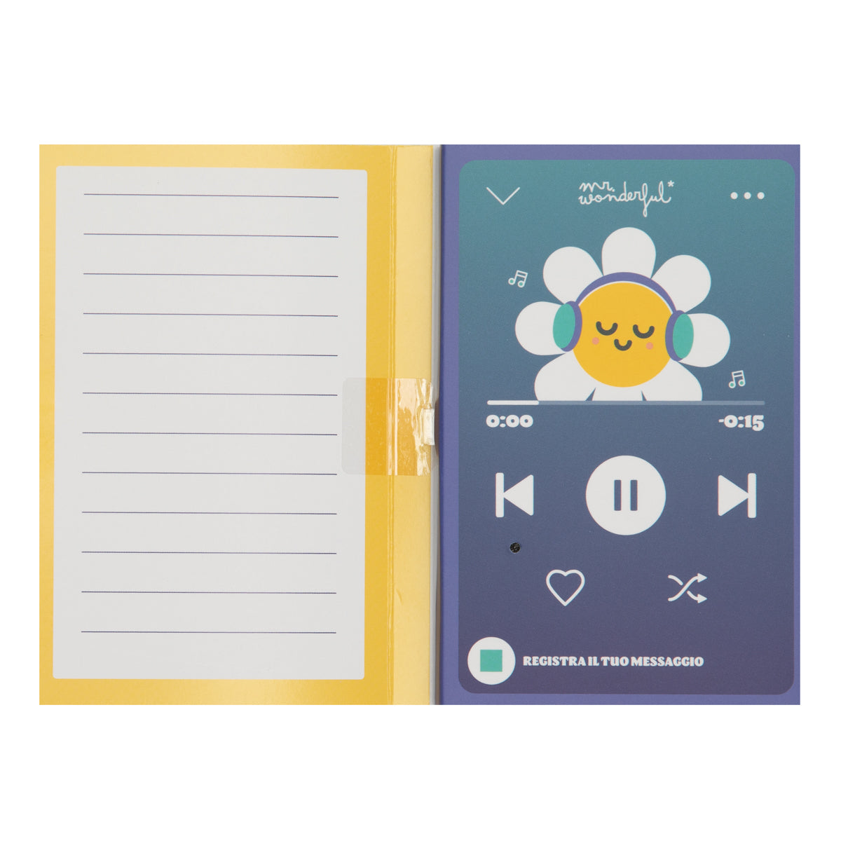 Biglietto con registrar de message audio - Prendi un attimo, non sarà molto: ascolta quello che 