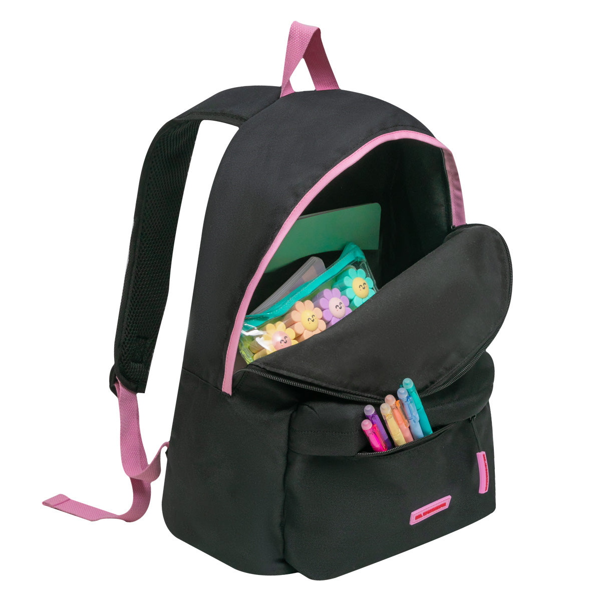 Mochila Rosa Básica - Hora de acreditar em você 