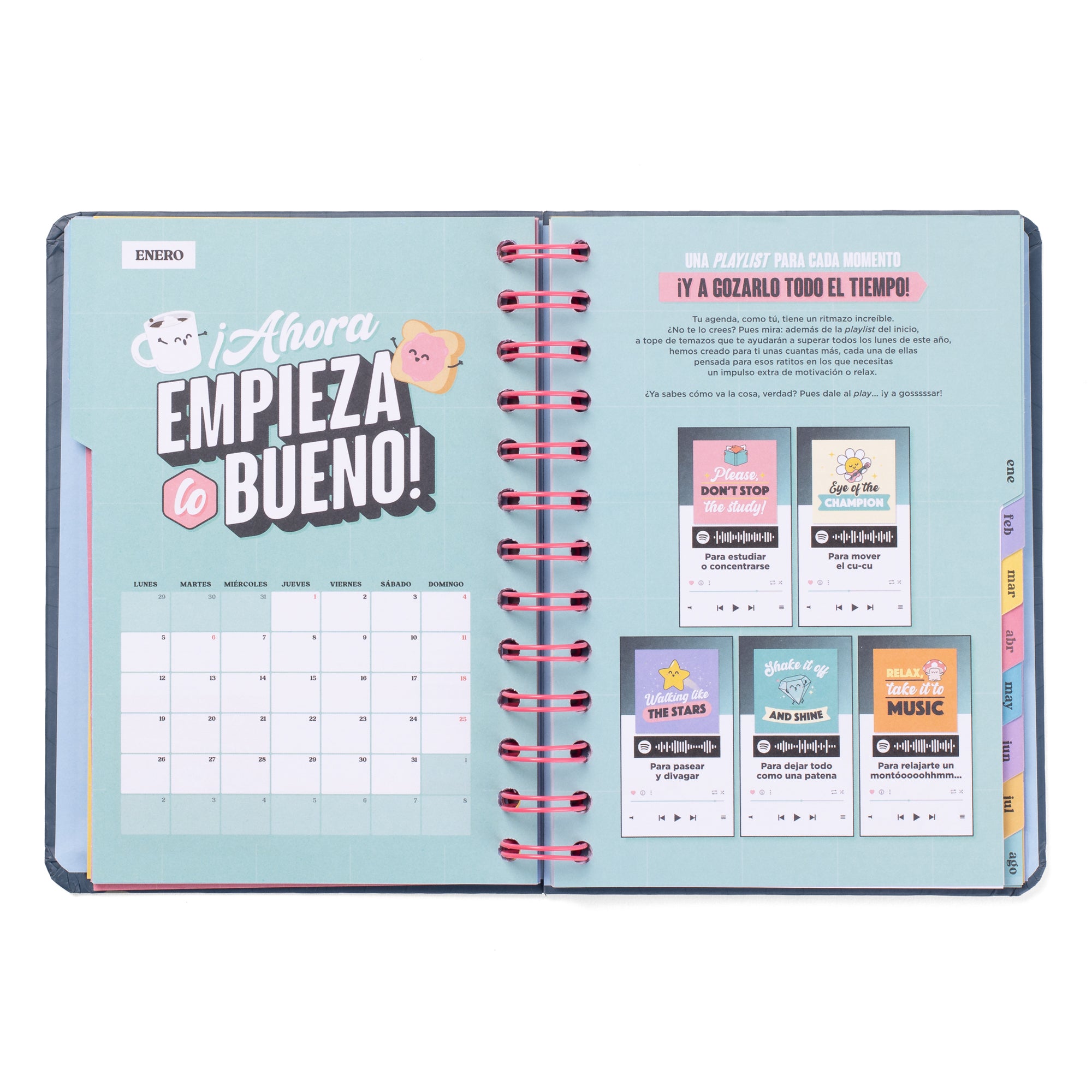 Agenda Wonder pequeña 2025-26 Semanal - Planazos, ilusiones y buenas vibraciones