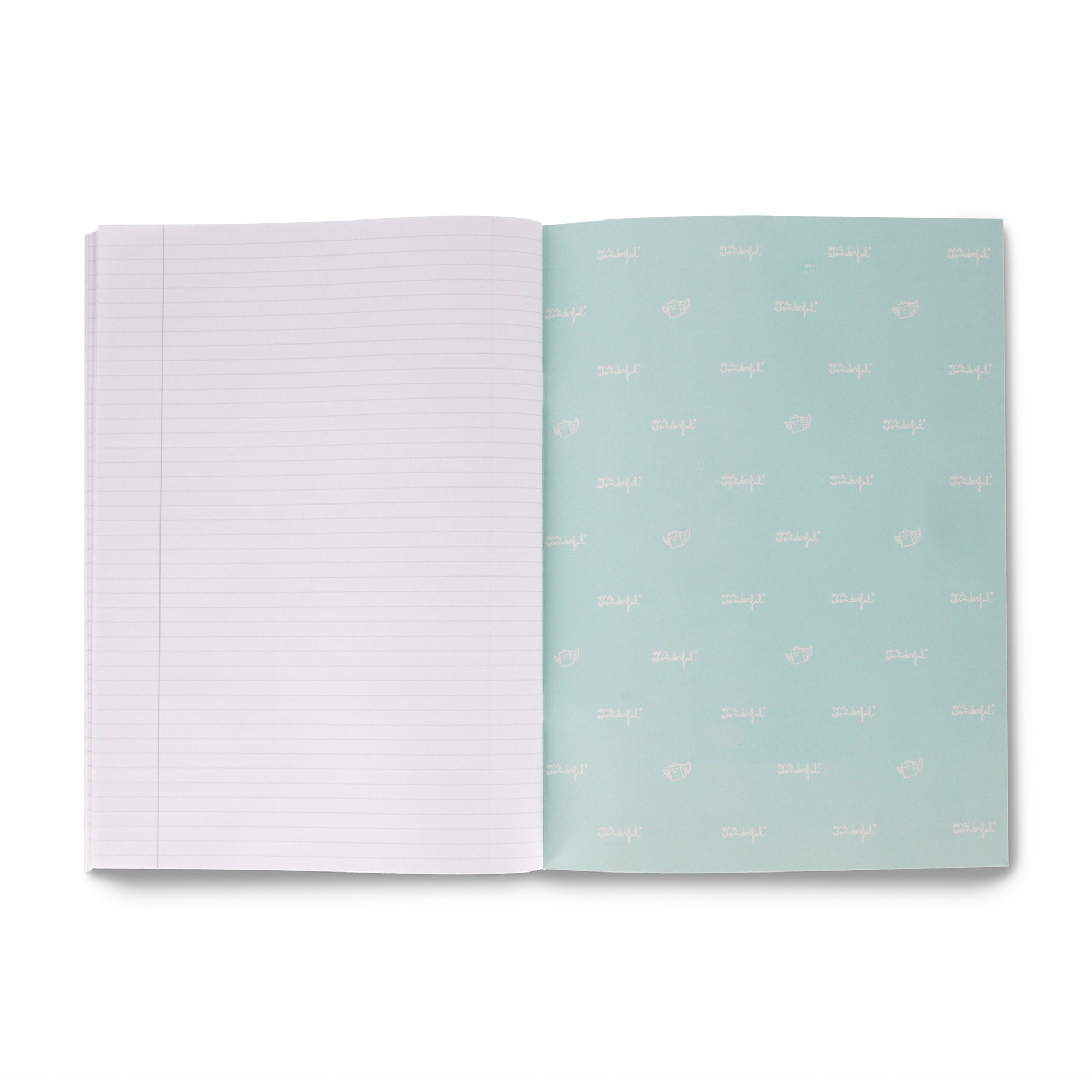 Red A4 notebook 48 sheets - Lined paper