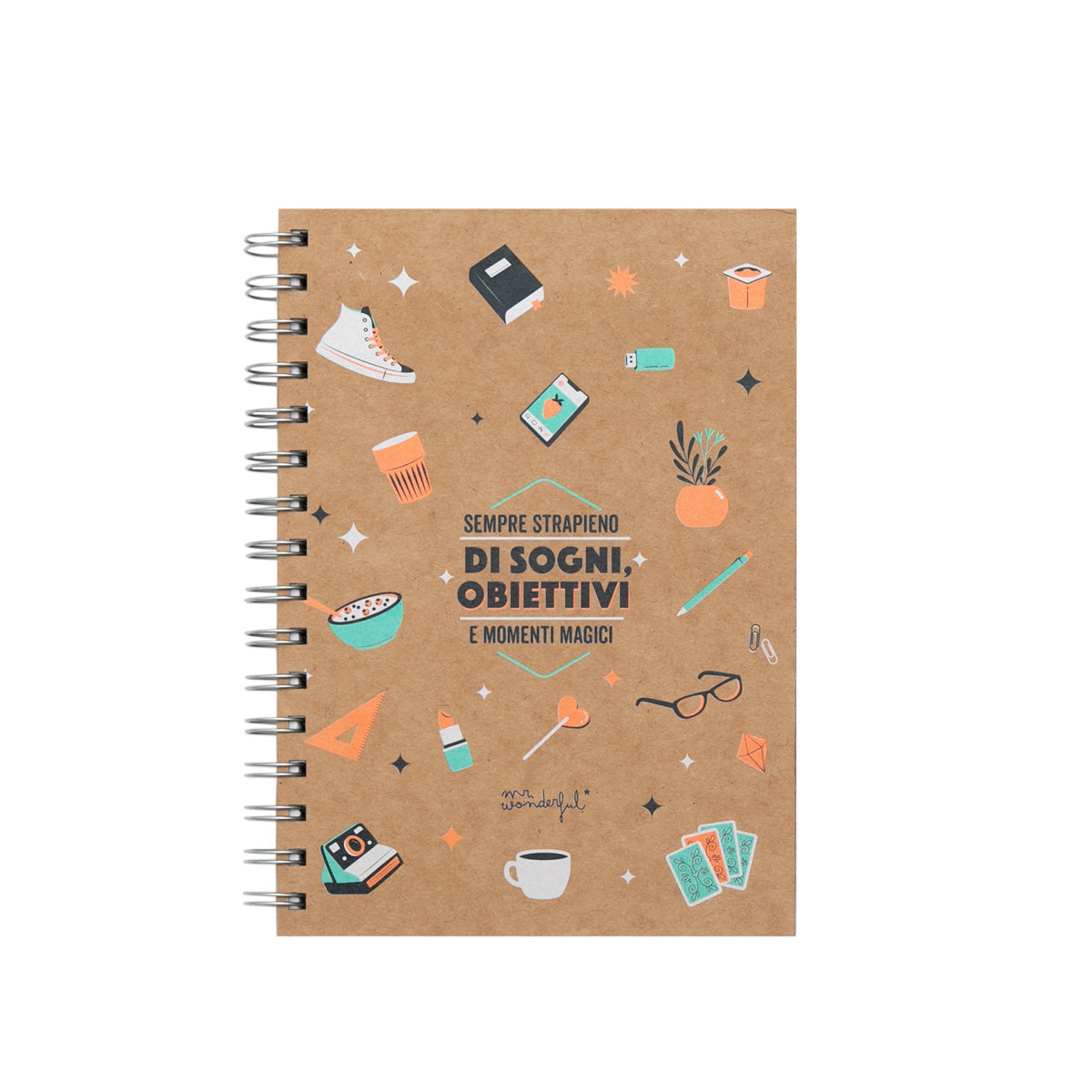 Quaderno A5 - Sempre strapieno di sogni, obiettivi e momenti magici