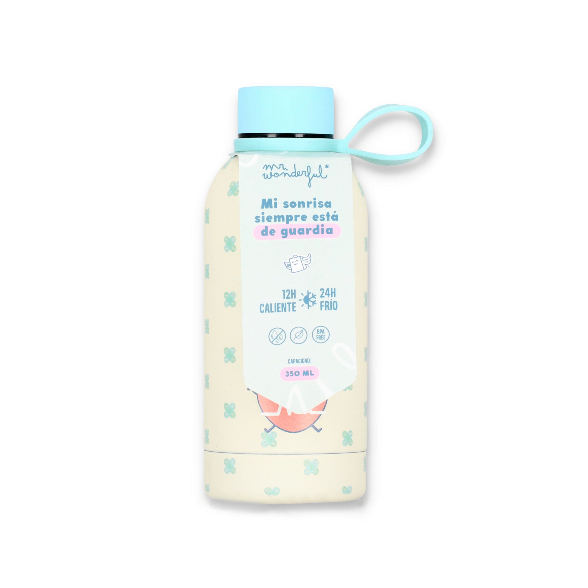 Botella térmica 350 ml - Mi sonrisa siempre está de guardia