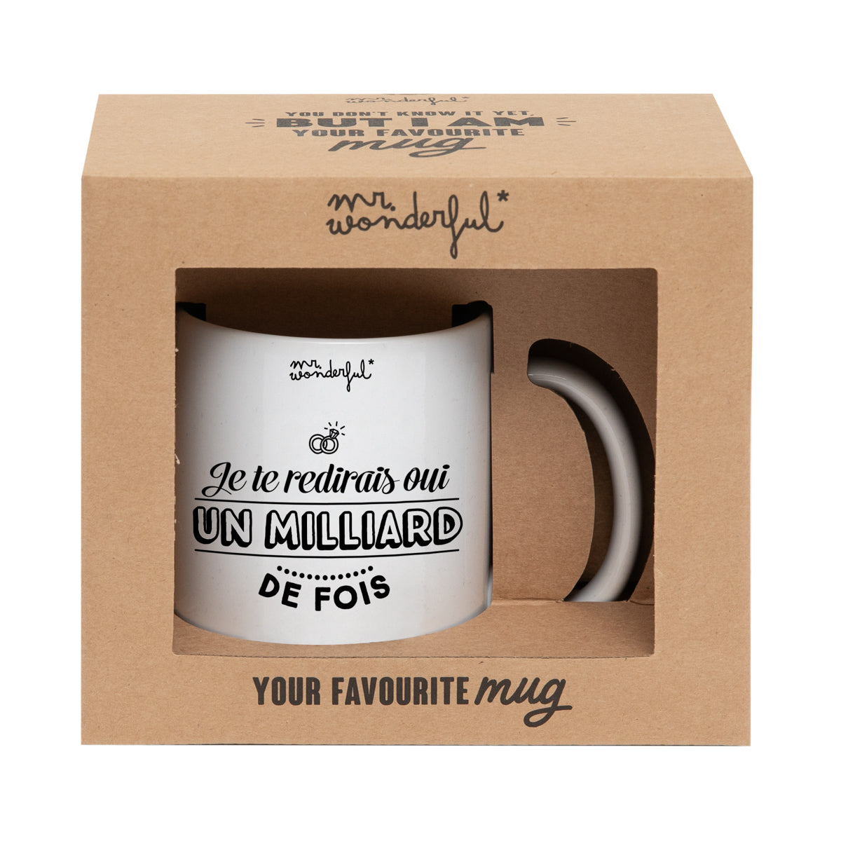 Mug Iconic - Je te redirais oui un milliard de fois