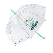 Grand parapluie transparent - S'il pleut tout