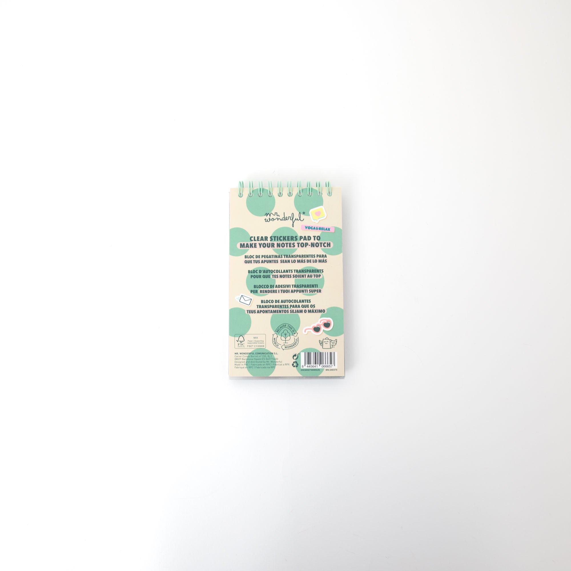 Block de pegatinas transparentes - Stickers & fun