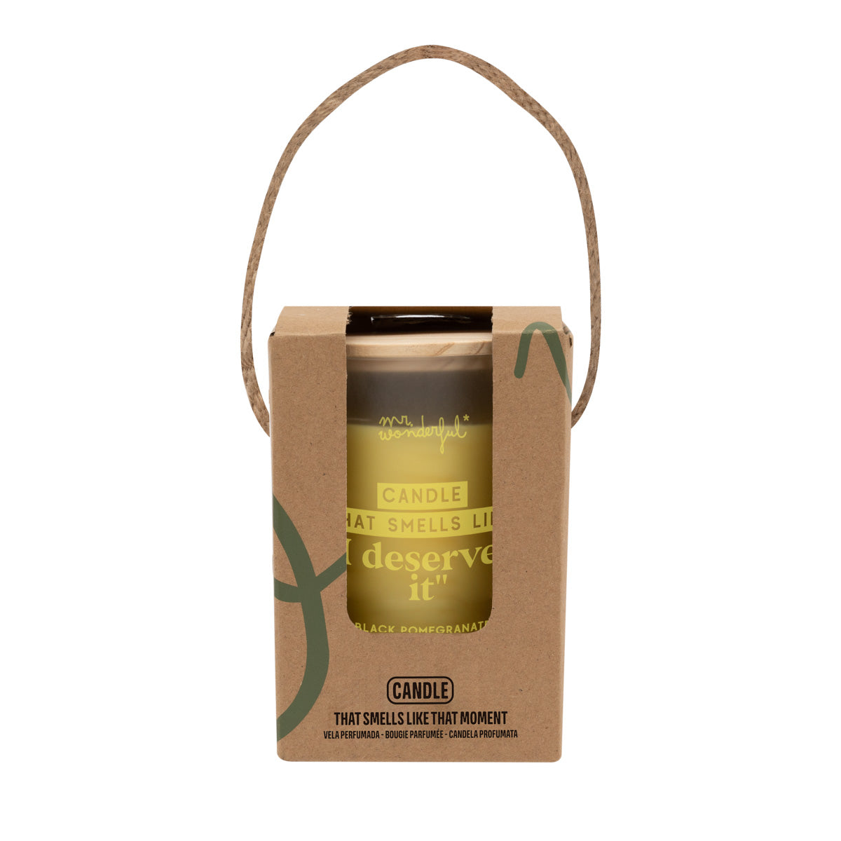 Vela perfumada - Candle that smells like "I deserve it"