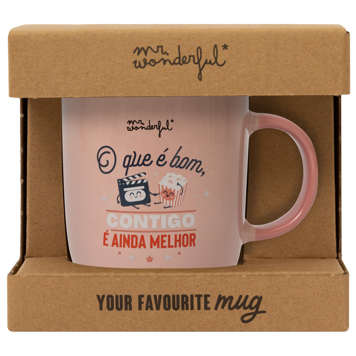 Caneca - O que é bom, contigo, é ainda melhor.
