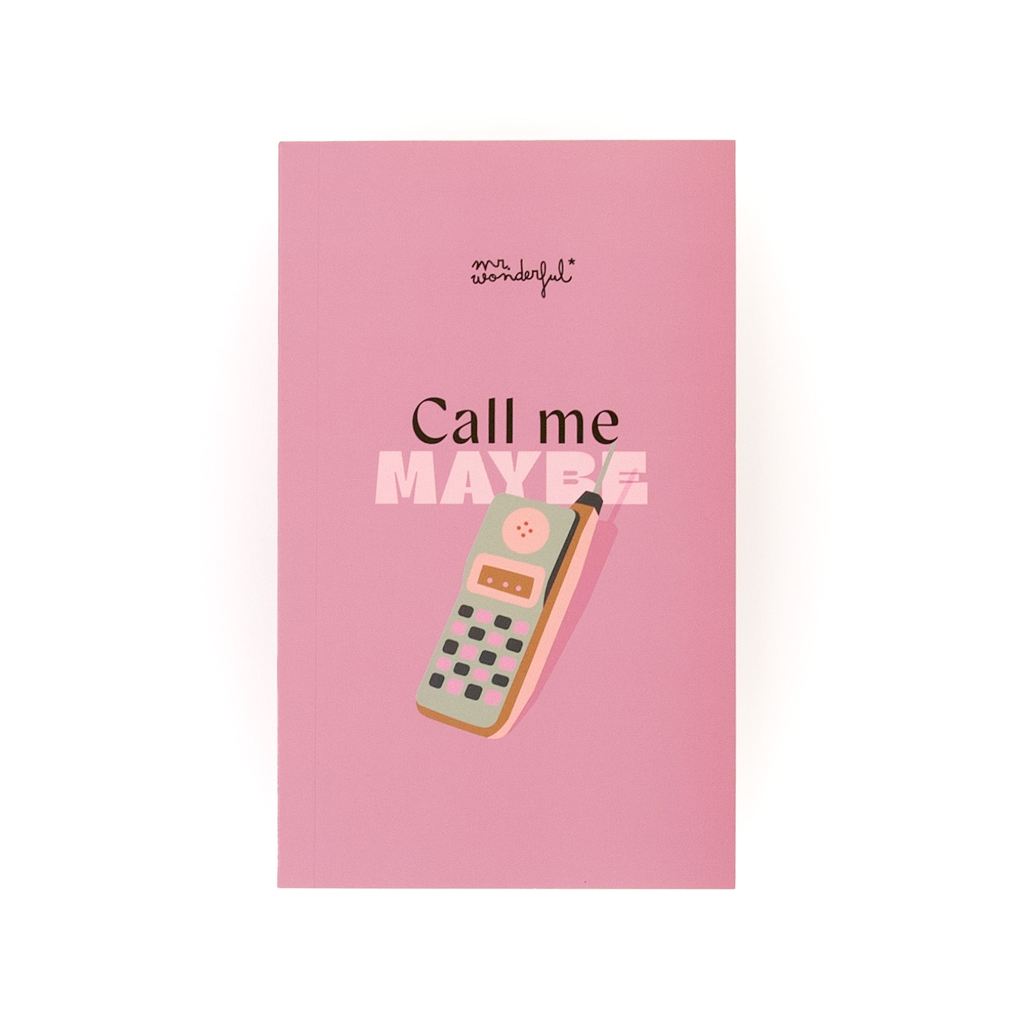 Libreta tipo bloc - Call me maybe | Mr.Wonderful