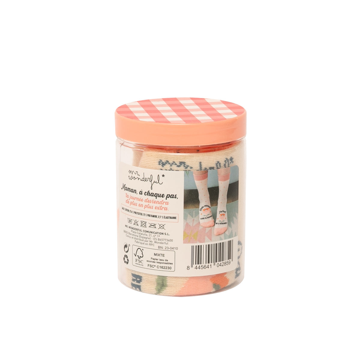 Chaussettes T 35-38 - Cette maman laisse sa marque. En rupture de stock! 