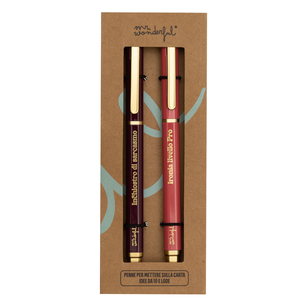 Set di 2 penne per mettere sulla carta idee da 10 e lode