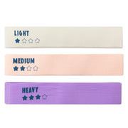 Bandas elásticas de resistencia fitness musculación - Let's exercise!