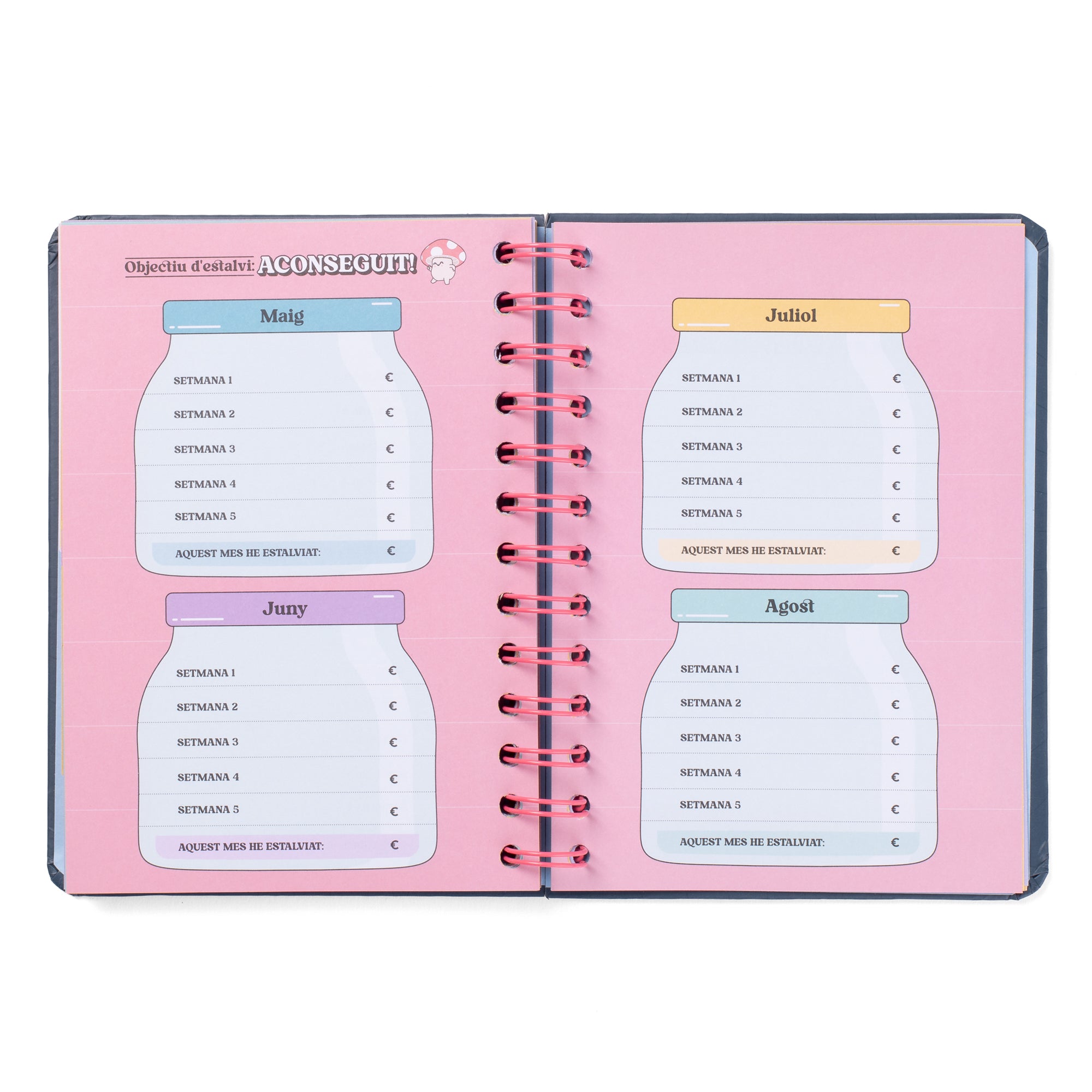 Agenda Wonder petita 2025-26 Setmanal - Grans plans, il·lusions i bones vibracions