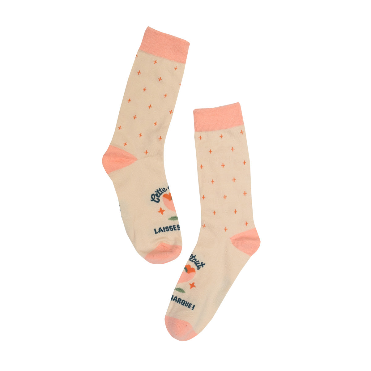 Chaussettes T 35-38 - Cette maman laisse sa marque. En rupture de stock! 