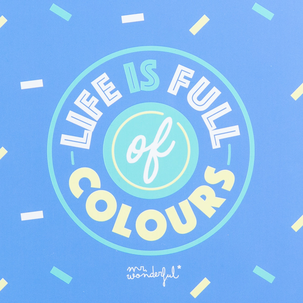 Estuche de colores - Life is full of colours