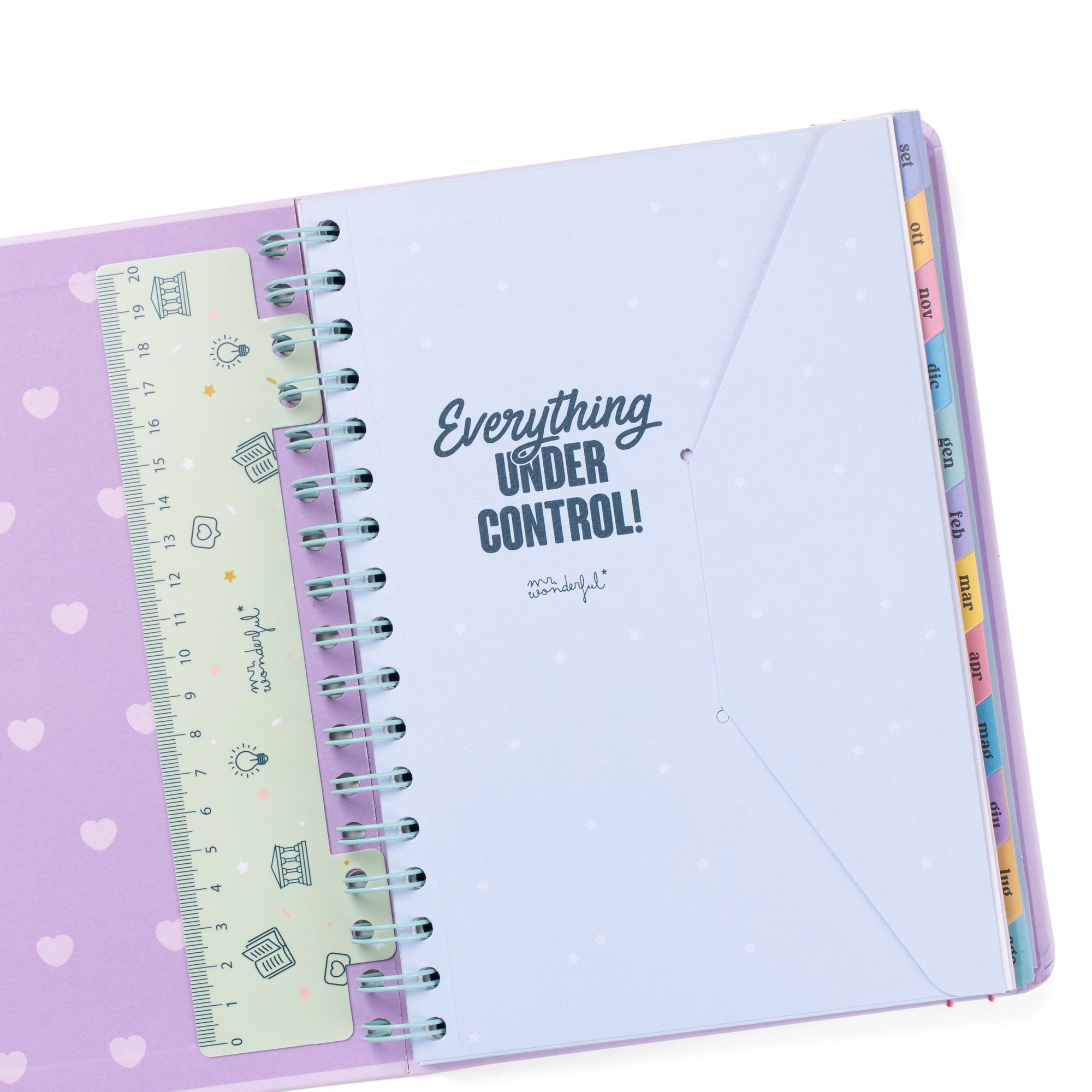 Diario scolastico Wonder 2025-26 Settimanale - Qualcosa di magico mi aspetta