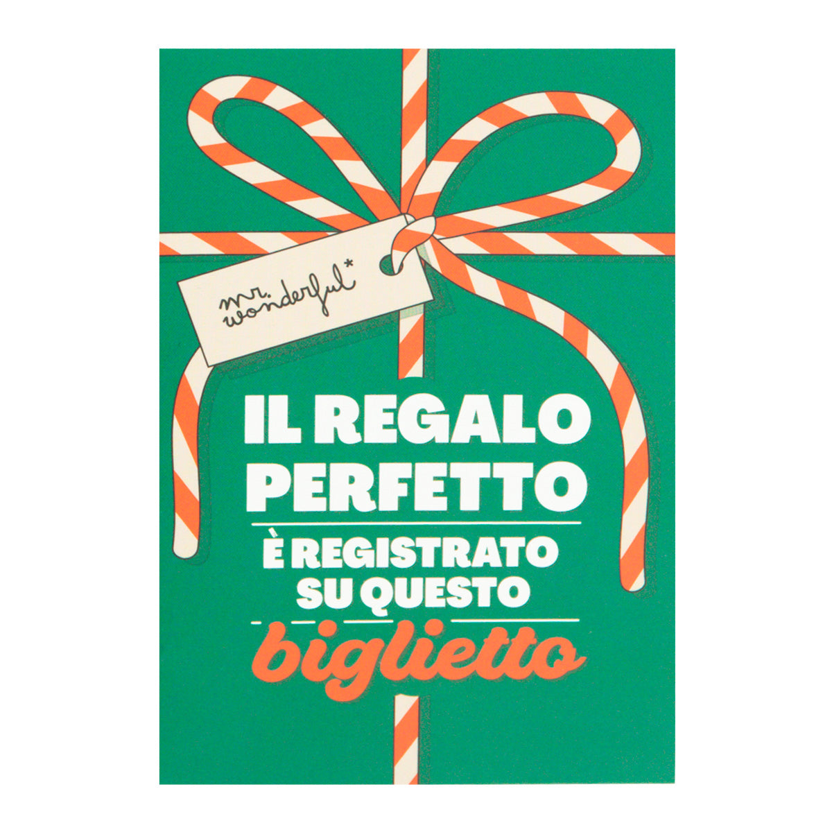 Biglietto con registratore di messaggi audio - Il regalo perfetto è registrato su questo biglietto