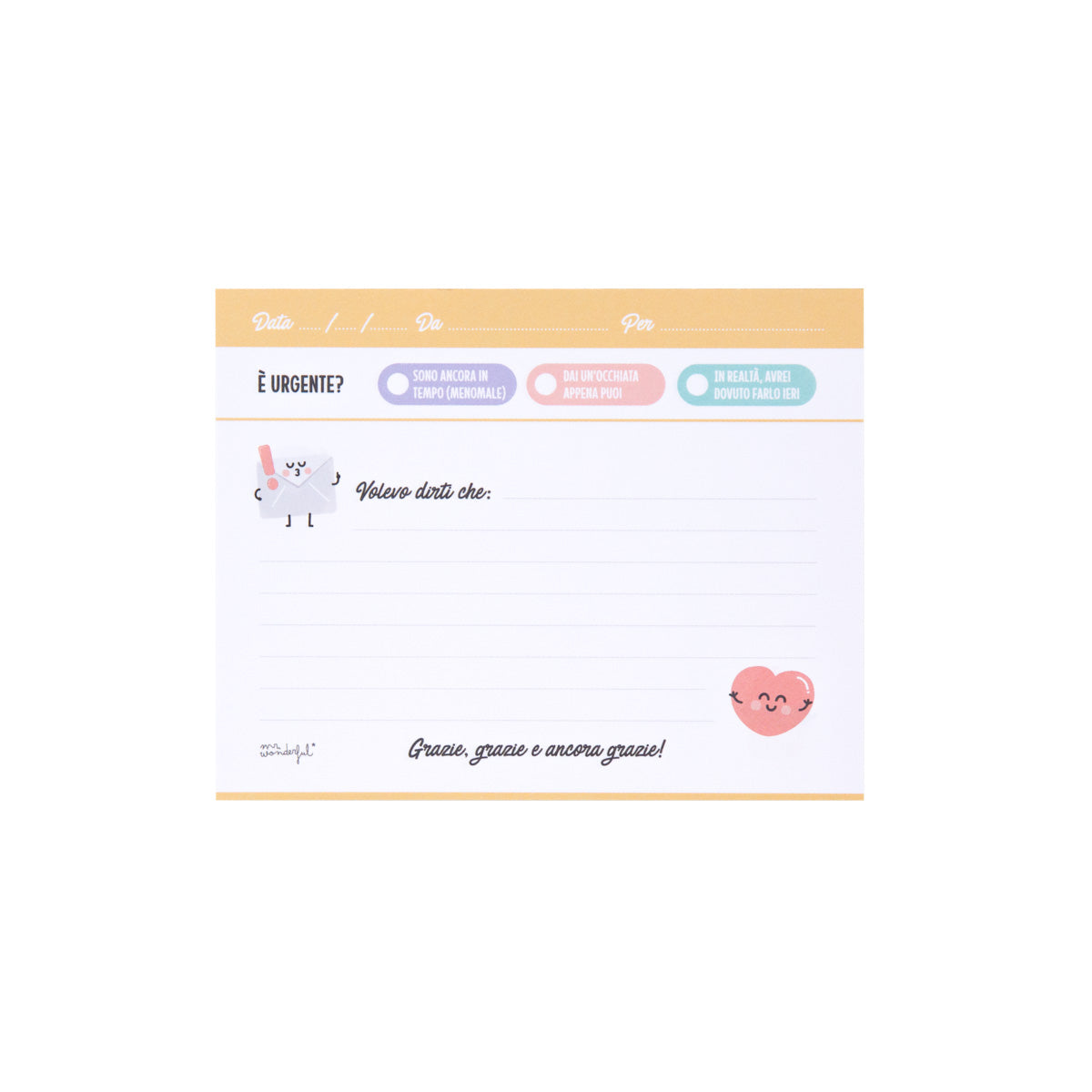 Bloc-notes - Non dimenticare