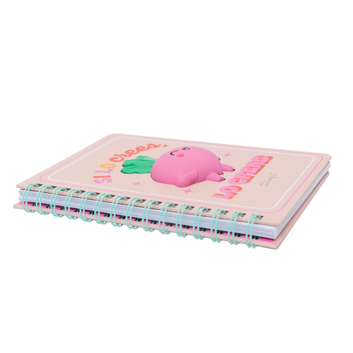 Libreta A5 con squishy Remolacha - Si lo crees, lo creas