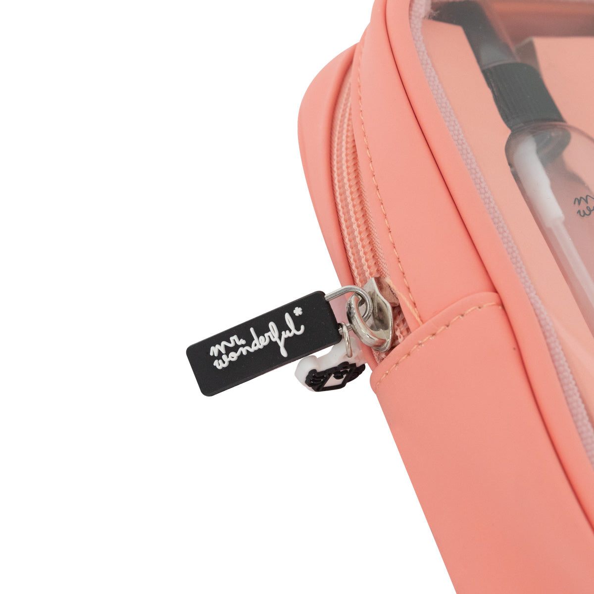 Travel toiletry bag with containers - Orange