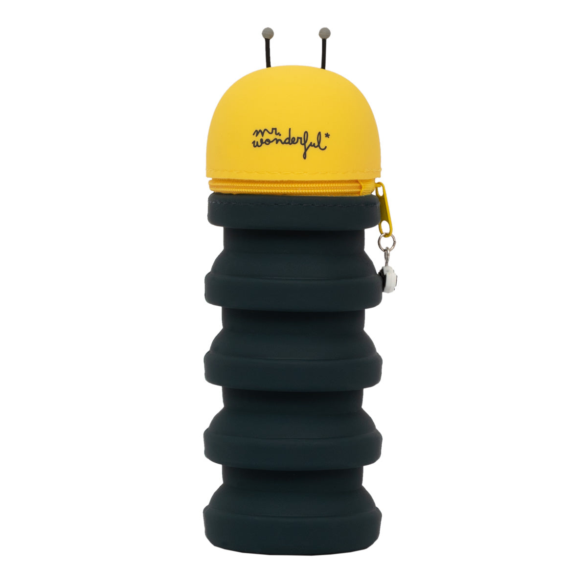 Extendable silicone pencil case - Bee.